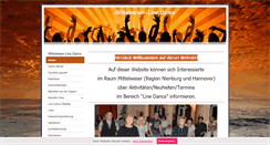 Desktop Screenshot of mittelweser-linedance.de